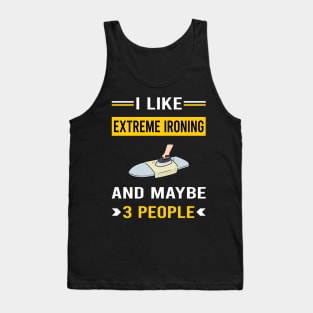 3 People Extreme Ironing Tank Top